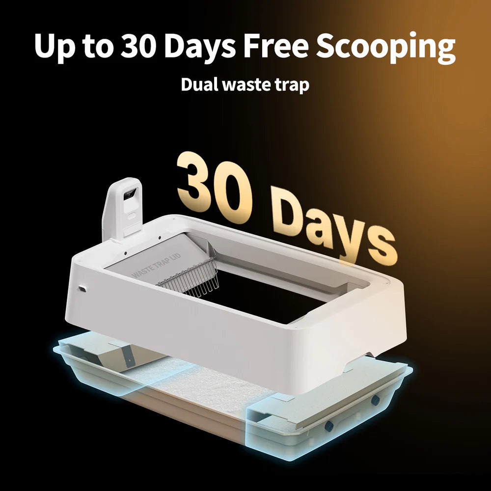 PETKIT Crystal Litter Set - 4 Packs (Exclusively for Purobot Crystal Duo litter boxes)