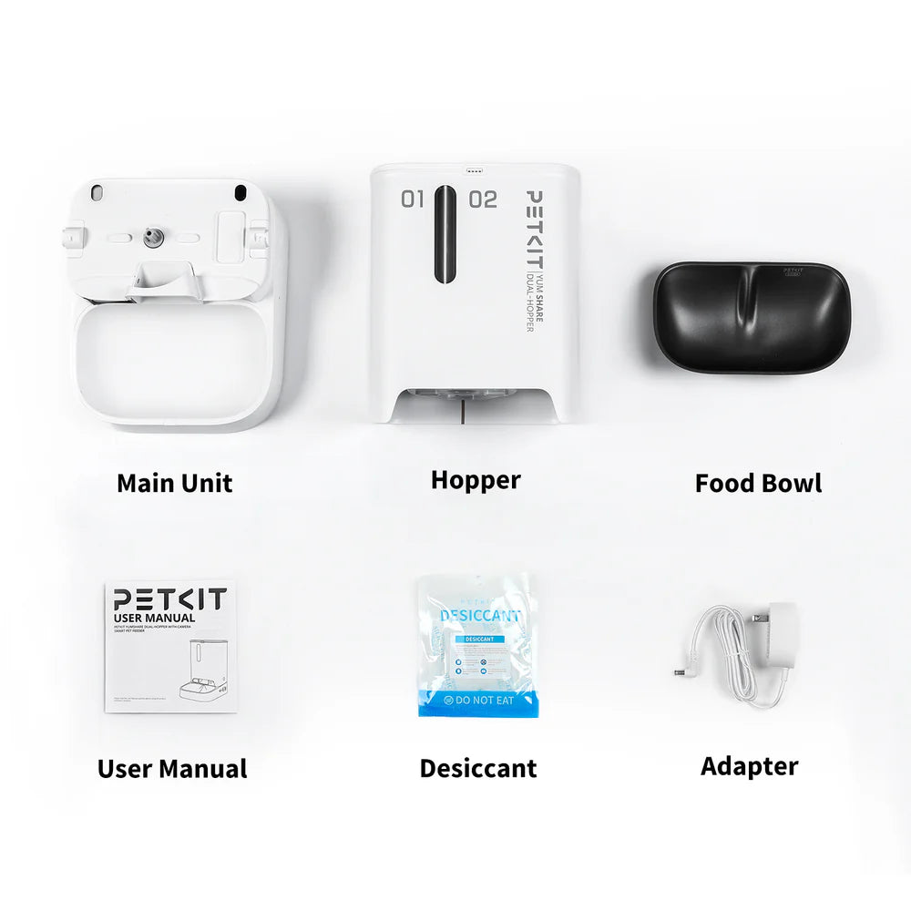 YumShare Gemini - Dual Hopper feeder with Camera