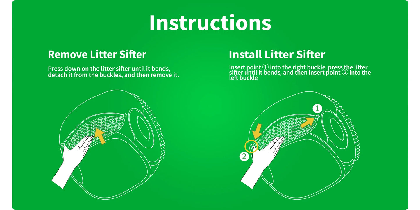 Magnetic Cat Litter Remover Set