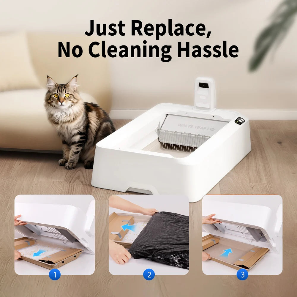 PETKIT Urine Monitor Crystal Litter Set - 4 Packs (Exclusively for Purobot Crystal Duo litter boxes)