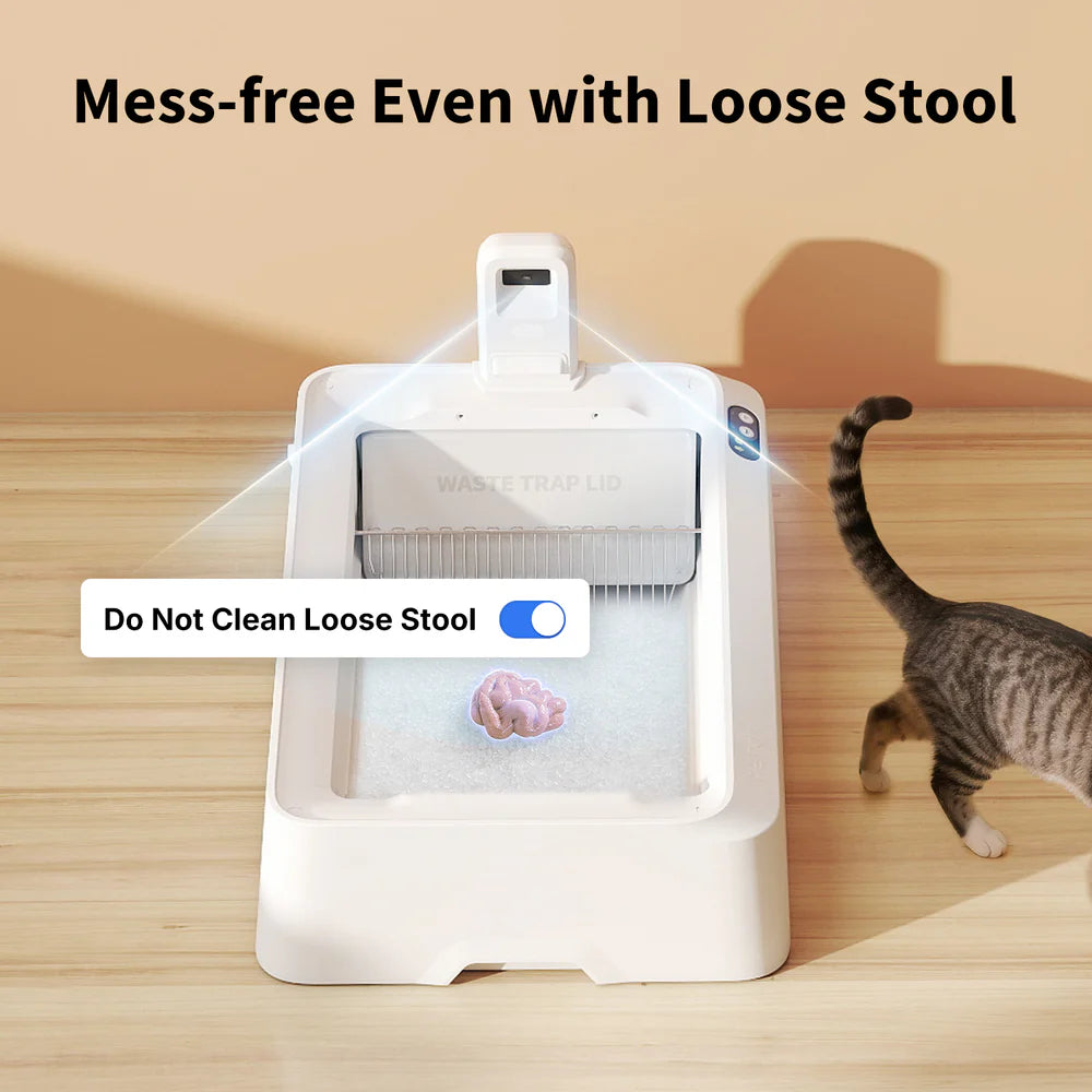 Purobot Crystal Duo Automatic Litter Box with Camera