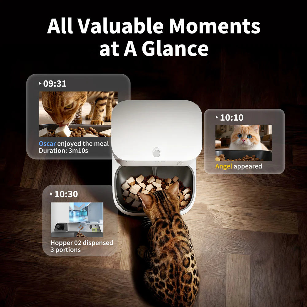 YumShare Gemini 2.0 - Dual Hopper feeder with Camera