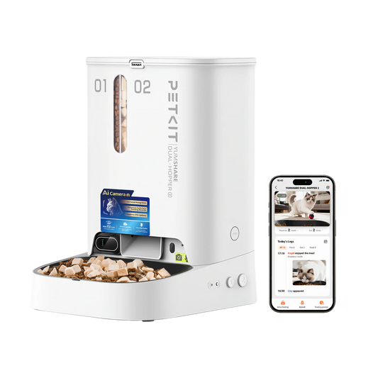 YumShare Gemini 2.0 - Dual Hopper feeder with Camera