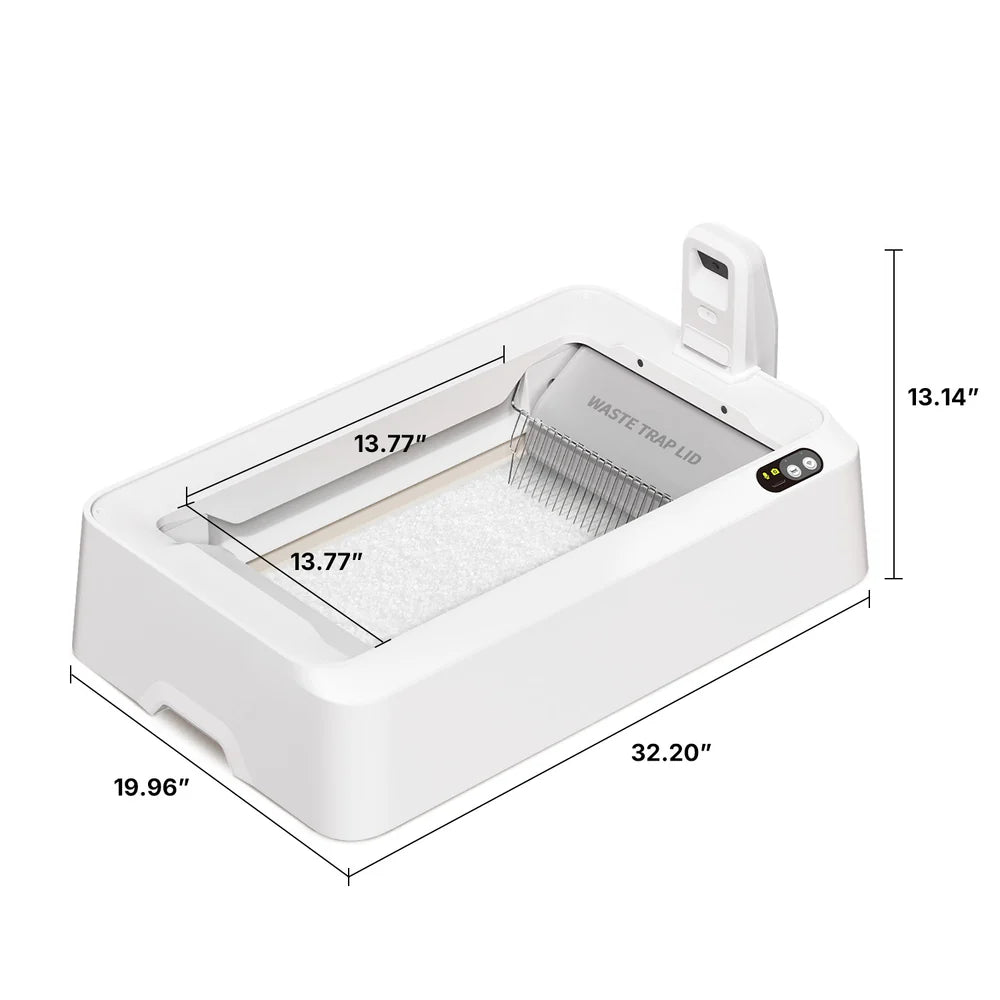 Purobot Crystal Duo Automatic Litter Box with Camera
