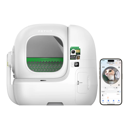 Purobot Max Pro 2.0 - Automatic Cat Litter Box with AI Camera (Upgraded)